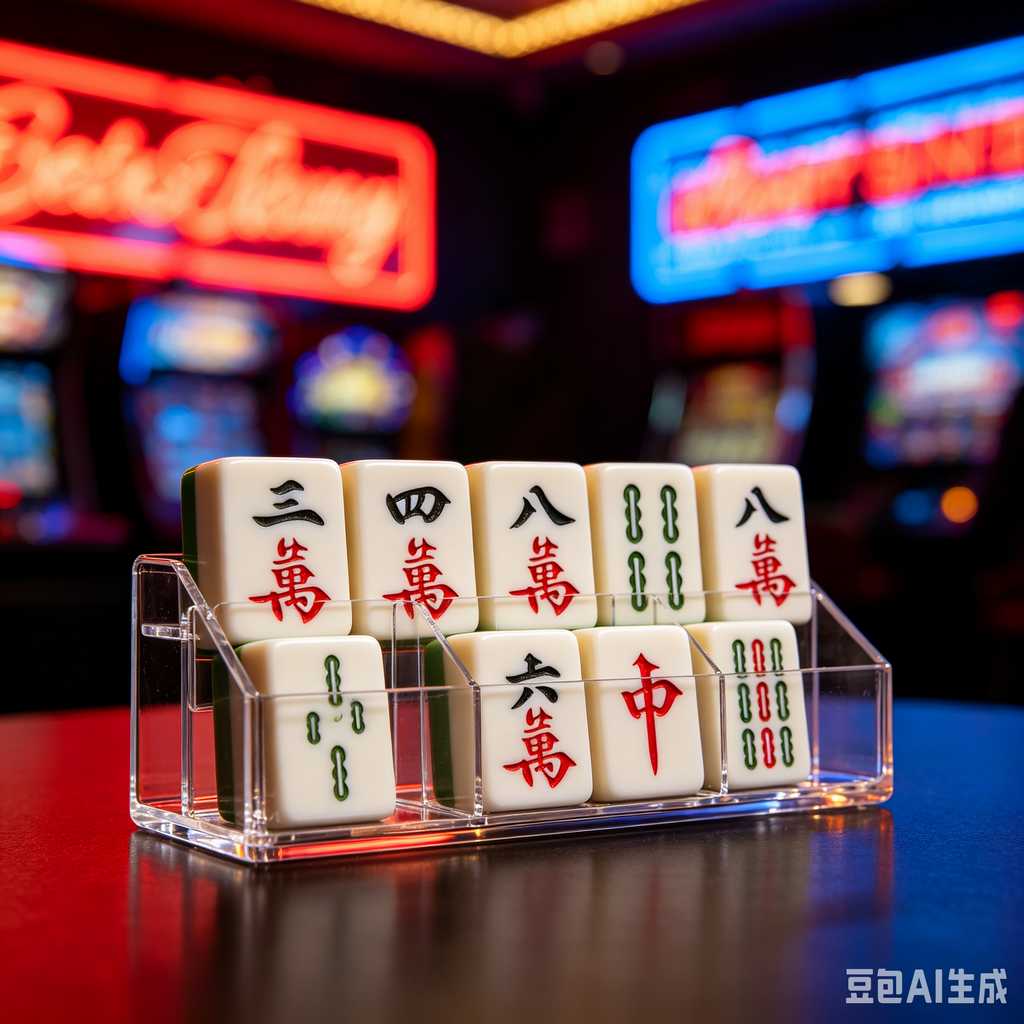 vintage style mahjong set