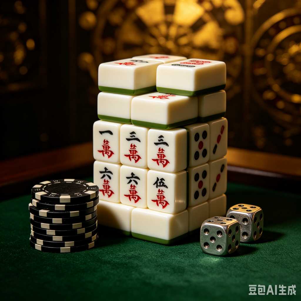 pink mahjong set