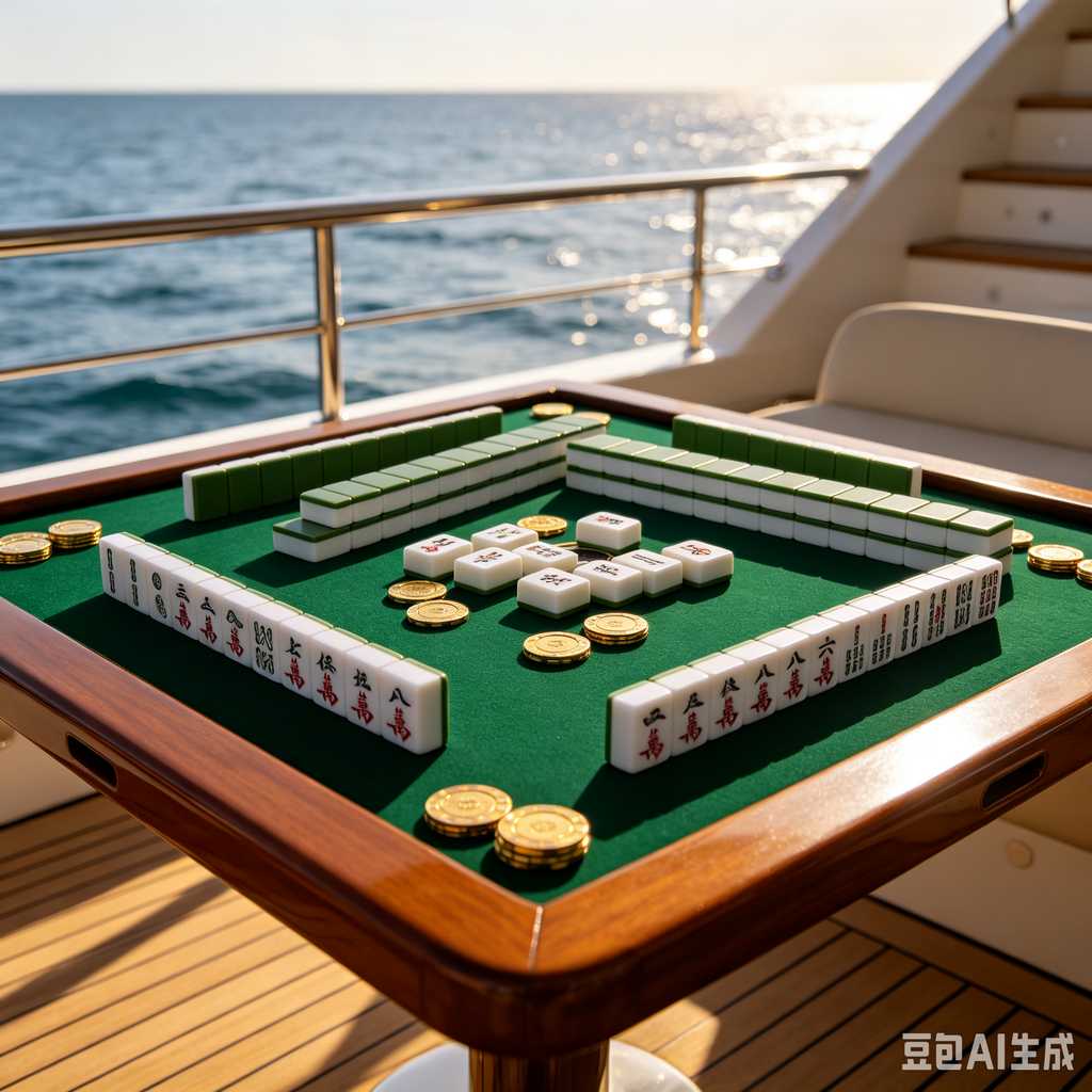 mahjong set for home entertainment