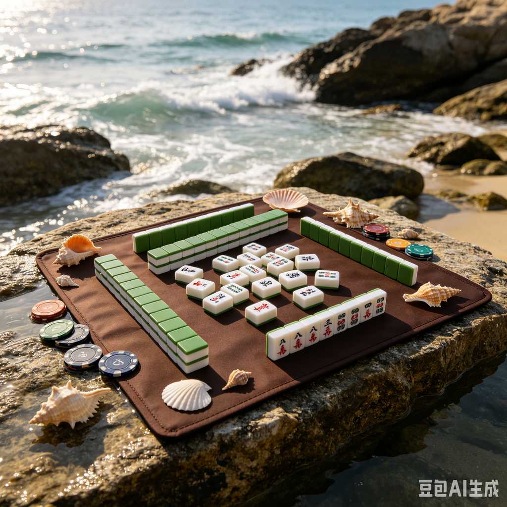mahjong set for home entertainment